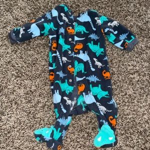 0-3mo button onesie